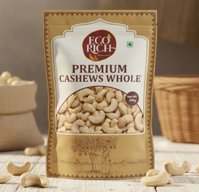 Premium Cashews Whole 250g