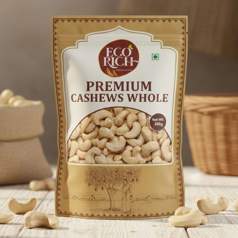 Premium Cashews Whole 250g